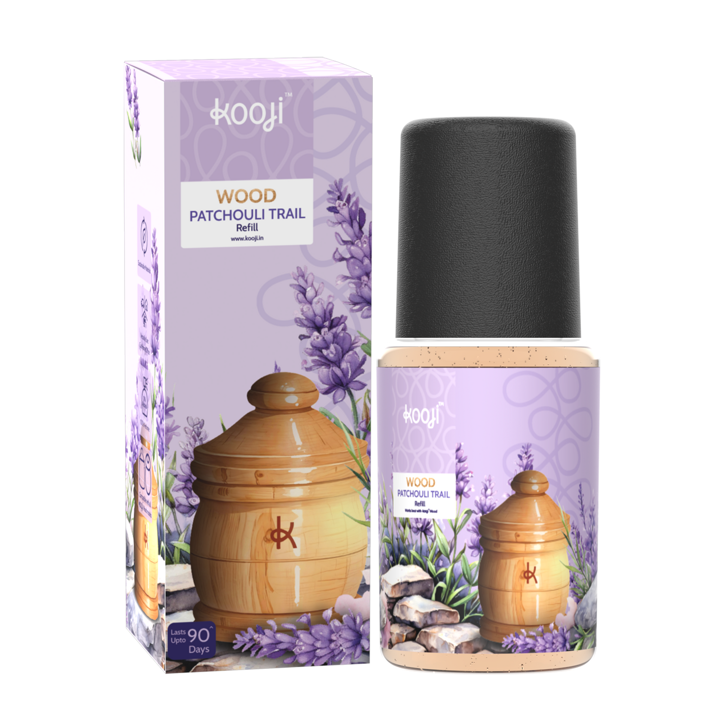Kooji Wood Refill Patchouli Trail