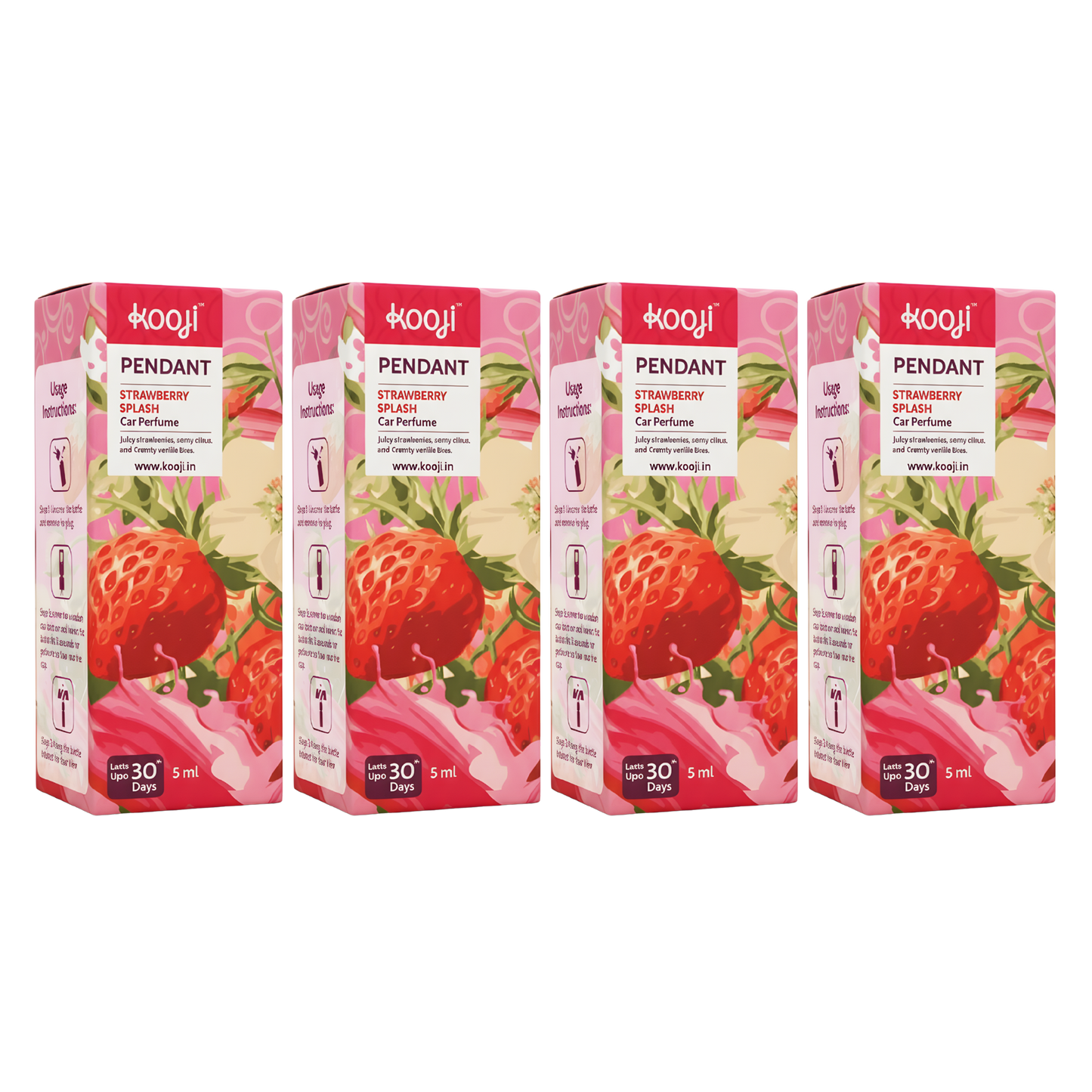 Kooji Pendant Strawberry Splash